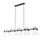 Z-Lite Delaney 10 Light Island/Billiard, Matte Black & Clear 471-10L-MB - alternate 5